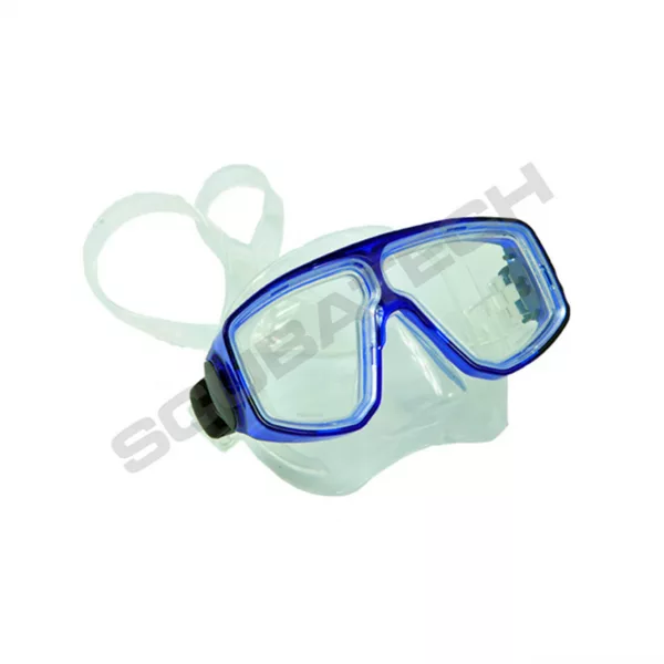 Nemo Diving Mask Corsica Clear Silicone Blue Frame