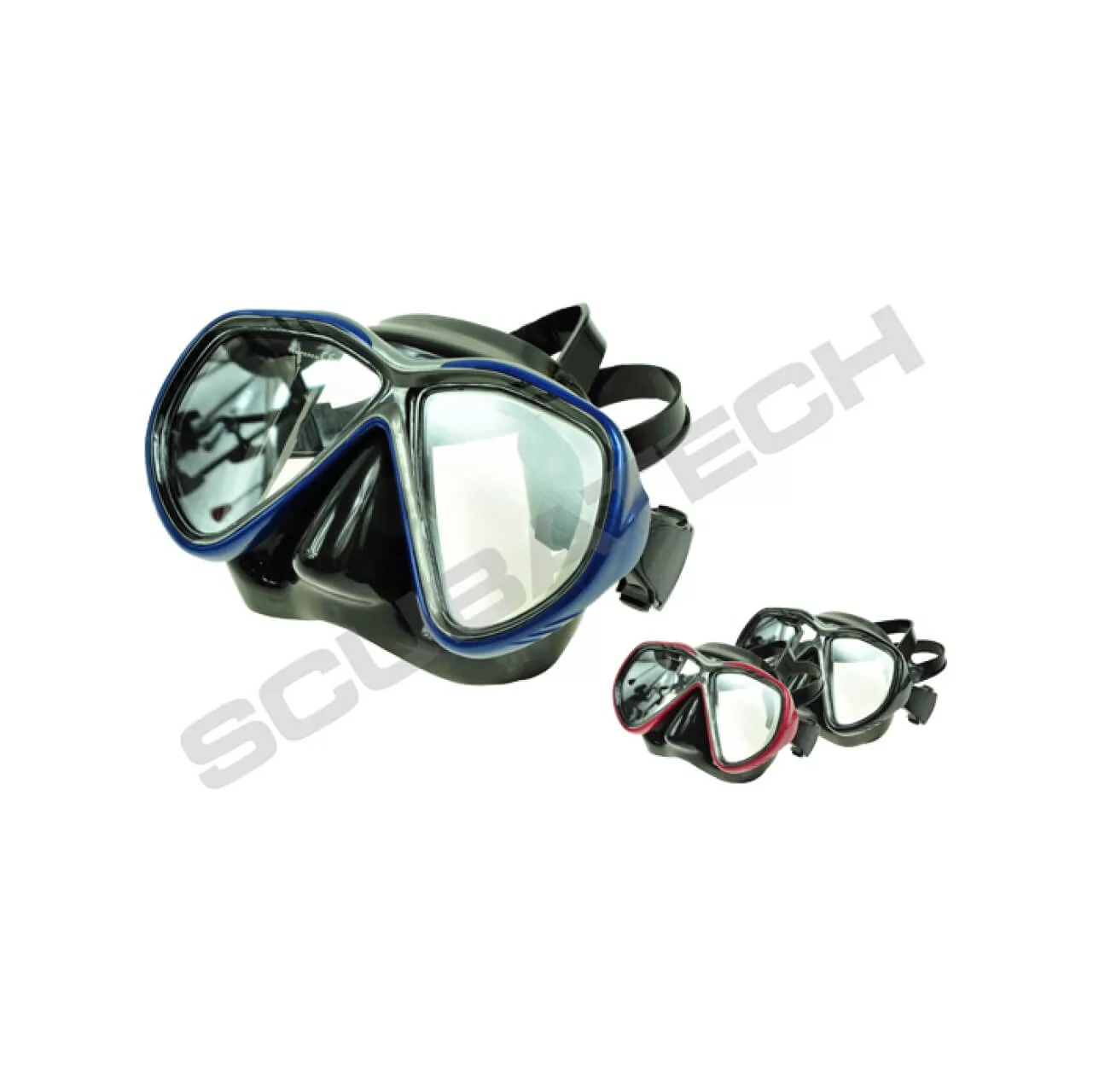Nemo Diving Mask Tiara ll, Anti-fog Glass, Black Silicone, Blue Frame