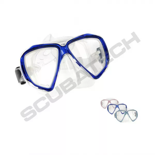 Nemo Diving Maskmask Viper, Clear Silicone, Blue Frame