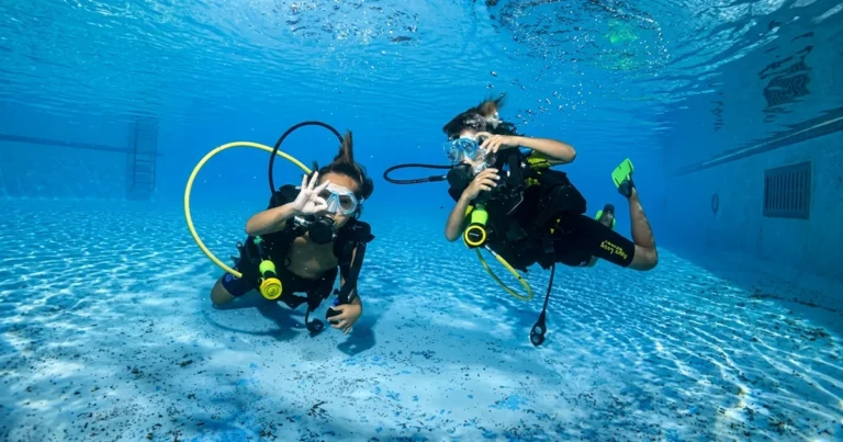 2 kids enjoying PADI Seal Team Dubai | Kids Scuba AquaMissions, AED 1,200