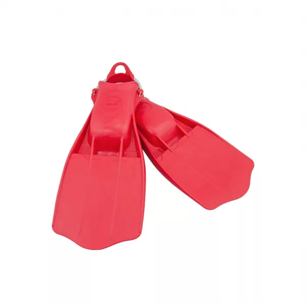 Nemo Diving Rubber Fins Jetstream with SS spring straps ML Red