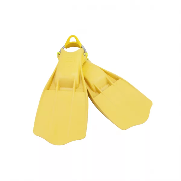 Nemo Diving Rubber Fins Jetstream with SS spring straps ML Yellow
