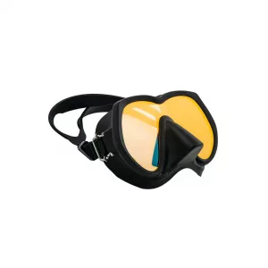 TecLine Frameless Super View mask, brightening yellow glass, black
