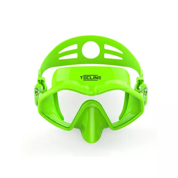 Tecline Frameless Neon mask - neon green T05075-02