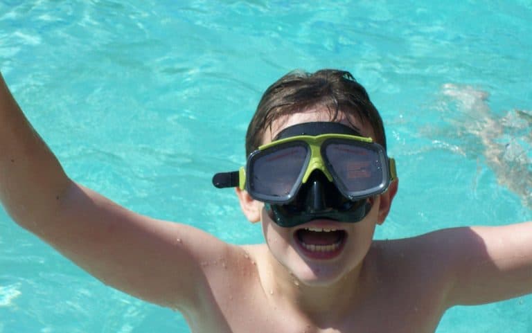 boy finds diving fun and exciting