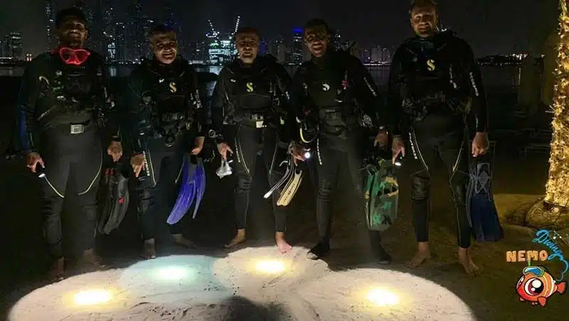 nemo night diving