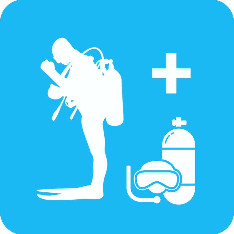 Open Water Divers (4 Dives) with equipment