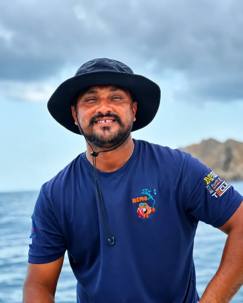 Miki - Boat Captain at Nemo Diving Center, Fujairah.