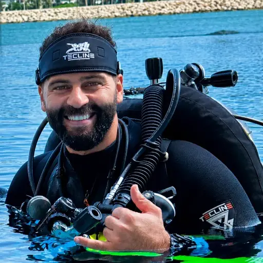 Hussam Tarek, PADI IDC Staff and Tec Instructor at Nemo Diving Center Dubai