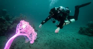 A diver enjoying PADI Tec 45 Course in Dubai: price, 45m depth limit, prerequisites, and what changes from Tec 40.