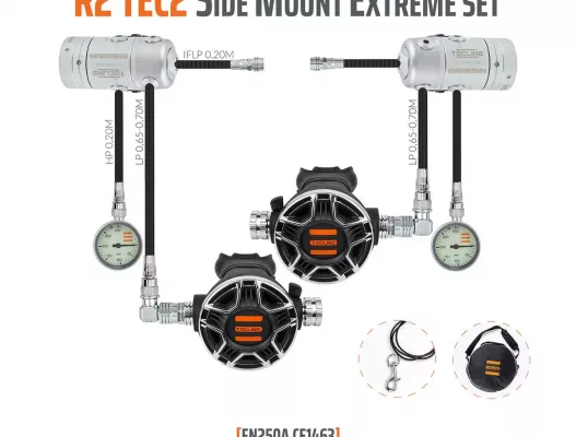Tecline Regulator R2 TEC2 side mount extreme set T15485